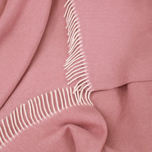 Плед вовняний Love You 6063 140х200 см рожевий