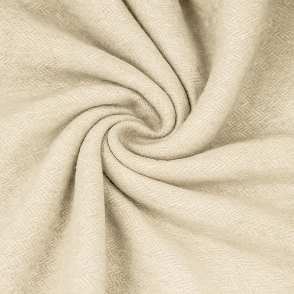 Плед вовняний Love You 6064 140х200 см світло-бежевий