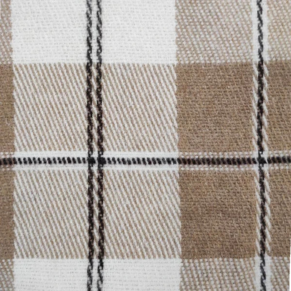 Плед вовняний Love You Ельф 3 4627 170х210 см бежевий з коричневим