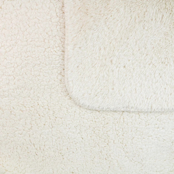 Плед-ковдра з шерпи та флісу Love You 8278 200х220 см молочний