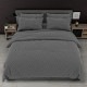 Постільна білизна євро Love You Бязь Gold Ромб сірий 7380 200х215 см