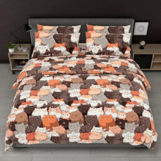 Постільна білизна Love You Бязь Gold Мрійливі котики 7179 150х215 см