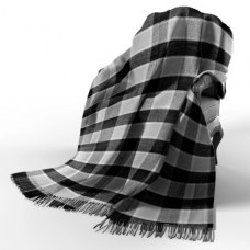 Плед вовняний Love You П7 4533 140х200 см темно-сірий