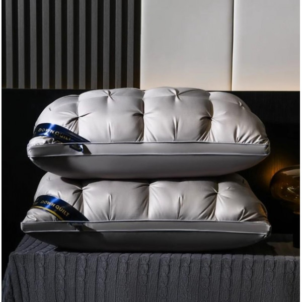 Подушка тісто з поліефірного волокна Hotel pillow 19536 50х70 см сіра