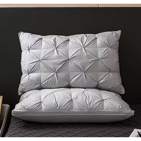 Подушка тісто з поліефірного волокна Hotel pillow 19536 50х70 см сіра