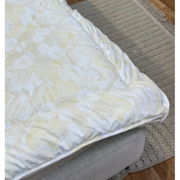 Ковдра двоспальна подвійна 4 сезони з холлофайбера Arda 21559 175х215 см бежева