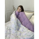 Ковдра євро подвійна 4 сезони з холлофайбера Arda 21566 195х215 см фіолетова