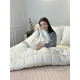 Ковдра полуторна подвійна 4 сезони з холлофайбера Arda 21558 142х210 см бежева