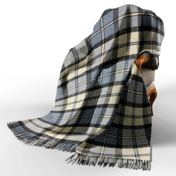 Плед вовняний Love You П7 4535 140х200 см блакитний