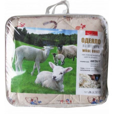 Дитяча ковдра закрита однотонна овеча вовна (Мікрофібра) 110x140 1038