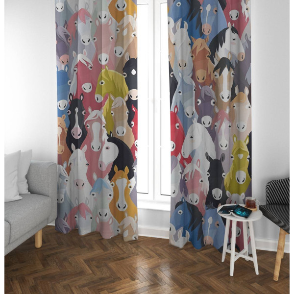 Штори 3D Horses 31694  270х150 см