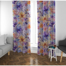 Штори 3D Квітковий шарм 31671 300х150 см