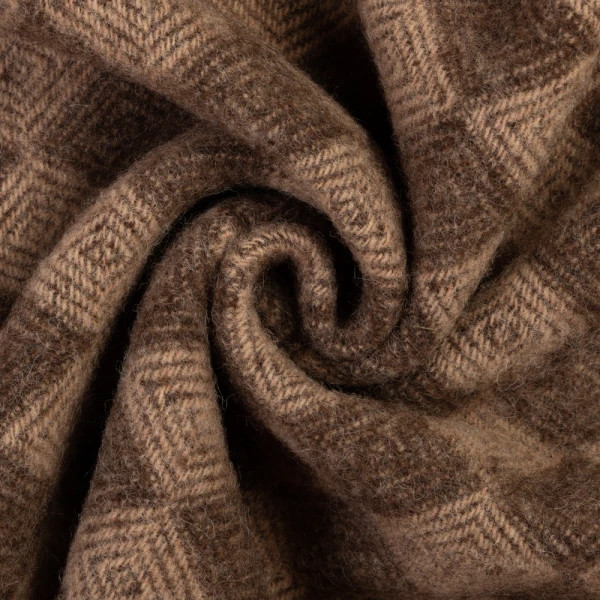 Плед із екологічної вовни Love You 4480140х200 см пісочний