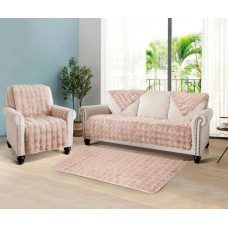 Накидка для м'яких меблів Love You 8501 90х160 см бежева