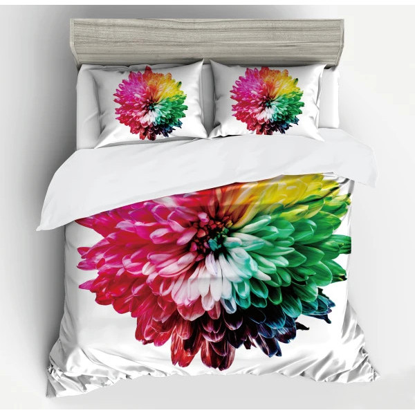 Постільна білизна євро кольорова Love You Полісатин JKH1116 1803005 200х220 см