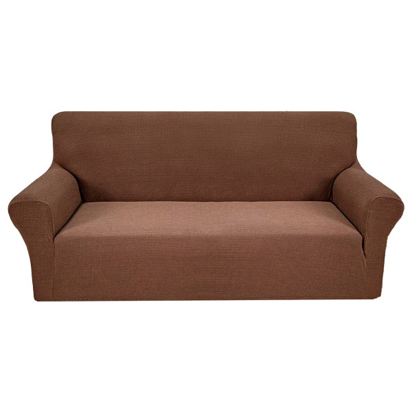 Чохол на диван 3-місний Love You Corn Fleece 81182 коричневий