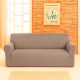 Чохол на диван тримісний велюровий Love You 81201 капучино