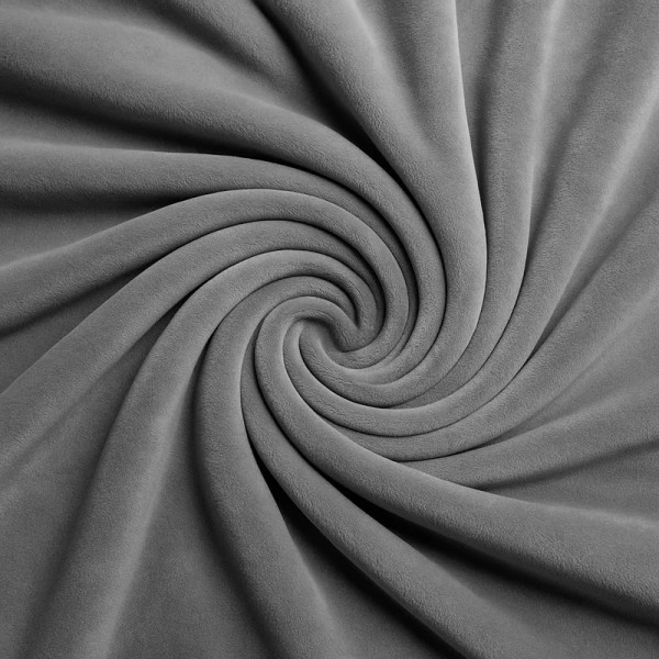 Чохол на диван кутовий велюр Love You 84143 темно-сірий