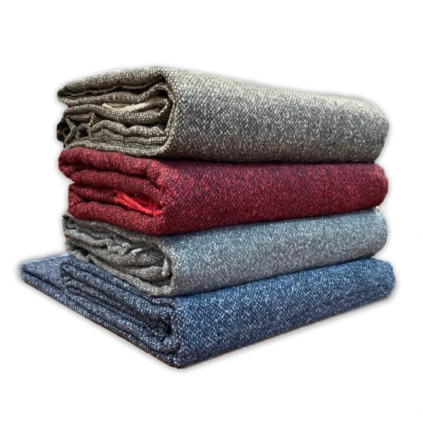 Плед вовняний Love You П2 4474 140х200 см сірий