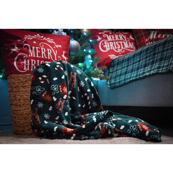 Плед Ardesto Flannel Солодке какао ART0116PB 160х200 см зелений