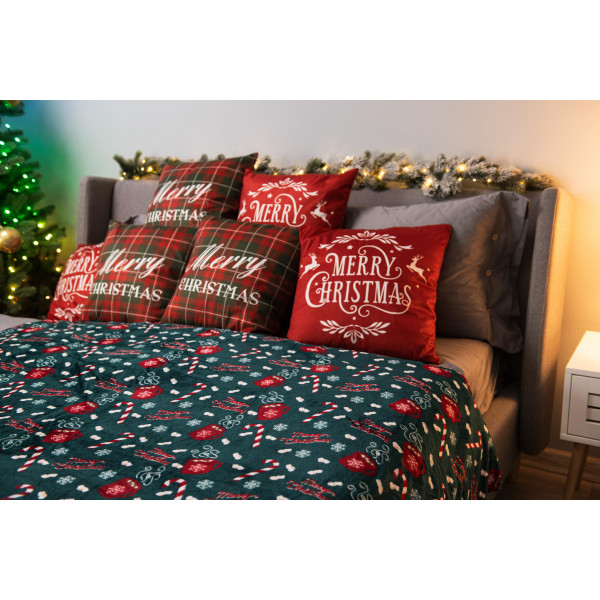 Плед Ardesto Flannel Солодке какао ART0116PB 160х200 см зелений