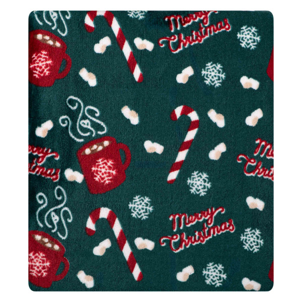 Плед Ardesto Flannel Солодке какао ART0116PB 160х200 см зелений