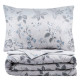 Постільна білизна Ardesto Gloria Польові квіти ART1622WF 160х220 см світло-сіра
