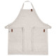 Фартух кухонний Ardesto Oliver ART12OL 63х76 см світло-сірий