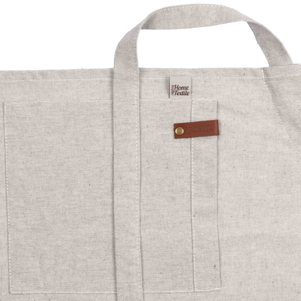 Фартух кухонний Ardesto Oliver ART12OL 63х76 см світло-сірий