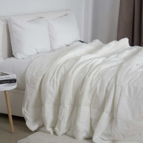 Ковдра полуторна ТЕП Nature Collection Tencel 1-03935_00000 155х200 см біла