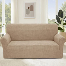 Чохол на диван 3-місний Love You New Corn Fleece 81205 бежевий