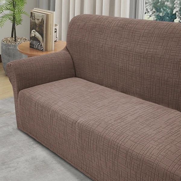 Чохол на диван 3-місний New Corn Fleece корчневый Love You