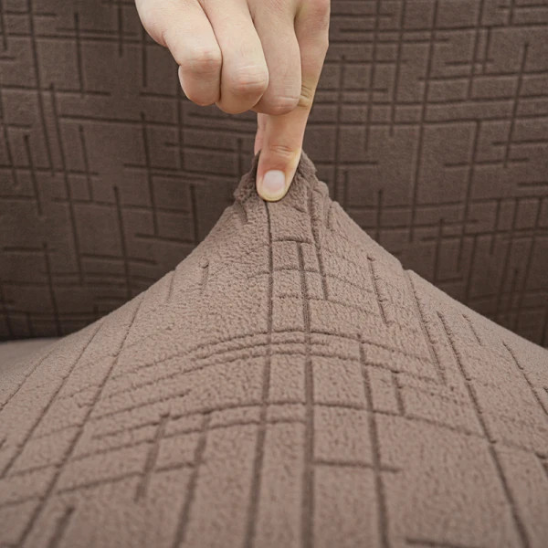 Чохол на диван 3-місний New Corn Fleece корчневый Love You