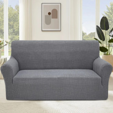 Чохол на диван 3-місний Love You New Corn Fleece 81208 сіре