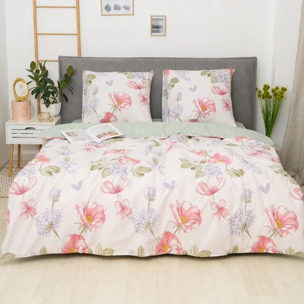 Постільна білизна двоспальне Viluta Ранфорс 25364-2 210х175 см