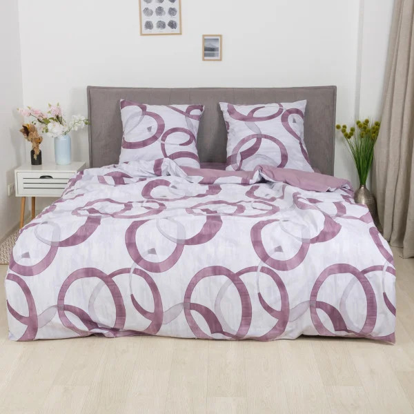 Постільна білизна євро Viluta Ранфорс 25402-E 220х200 см