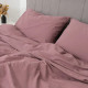 Постільна білизна євро Viluta Сатин Wash-83-E 220х200 см холодна рожева