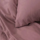 Постільна білизна євро Viluta Сатин Wash-83-E 220х200 см холодна рожева