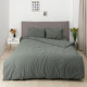 Постільна білизна сімейна Viluta Сатин Wash-84-S 210х143х2 см холодна зелена