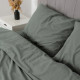 Постільна білизна сімейна Viluta Сатин Wash-84-S 210х143х2 см холодна зелена