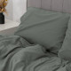 Постільна білизна сімейна Viluta Сатин Wash-84-S 210х143х2 см холодна зелена