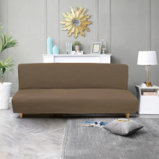 Чохол на диван-книжку велюровий Love You 81177 какао