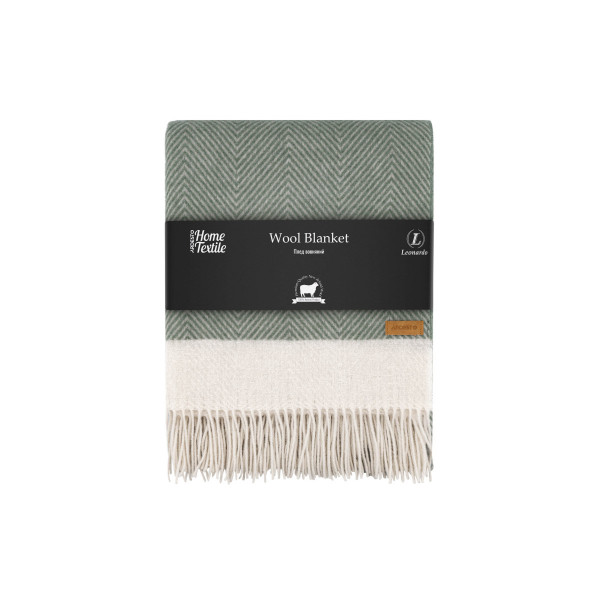 Плед Ardesto Leonardo BianСo ART-0504-LB 140х200 см зелений