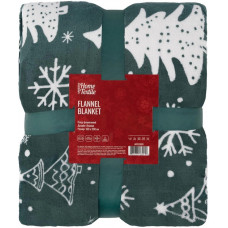 Плед Ardesto Christmas Flannel Ялинки Зелений ART0128PB 160х200 см