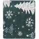 Плед Ardesto Christmas Flannel Ялинки Зелений ART0128PB 160х200 см