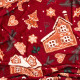 Плед Ardesto Christmas Flannel Імбирні будиночки ART0121PB 160х200 см