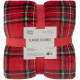 Плед Ardesto Christmas Flannel Клітка Червоний ART0133PB 160х200 см