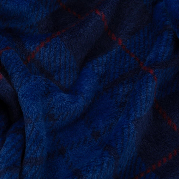 Плед Ardesto Flannel Клітка синя ART0134PB 160х200 см