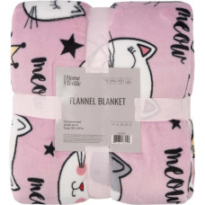 Плед Ardesto Flannel Котики ART0132PB 160х200 см