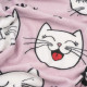 Плед Ardesto Flannel Котики ART0132PB 160х200 см